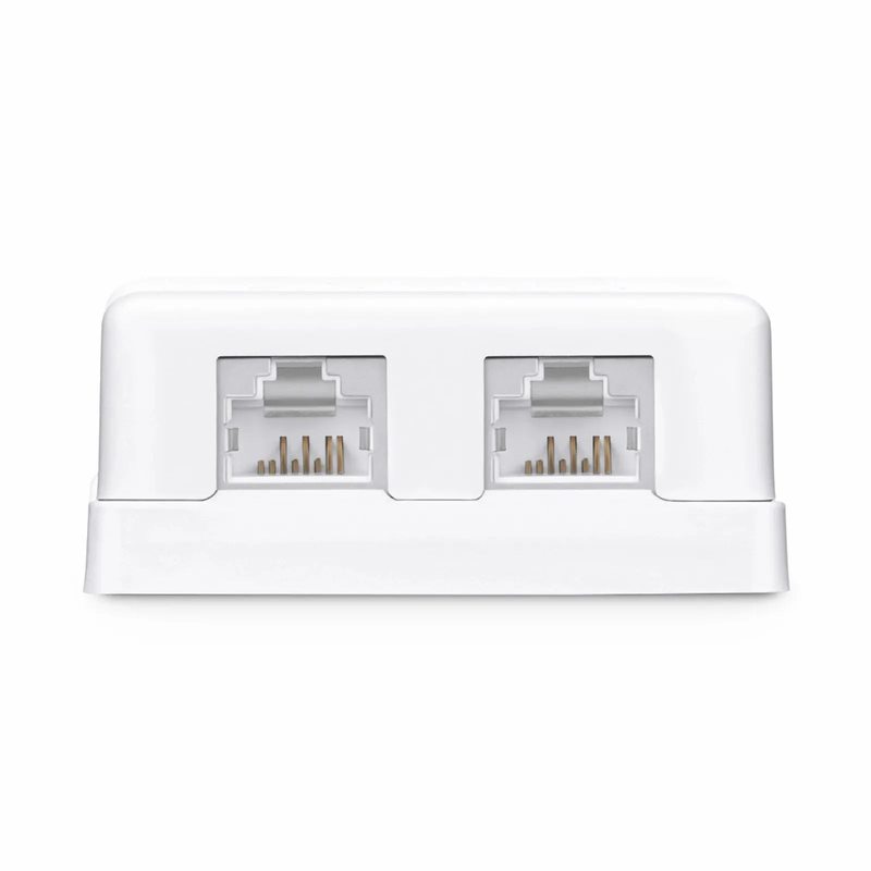 SFPS Cat6a RJ45 Shielded Surface Mount Box, 2 Ports, White SFPS