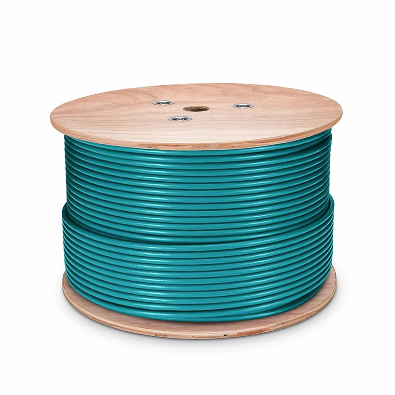 SFPS Cat6a Industrial Ethernet Bulk Cable, 1000ft (305m), 26AWG Stranded Pure Bare Copper Wire, 750MHz, Shielded (S/FTP), PUR, with Reel SFPS