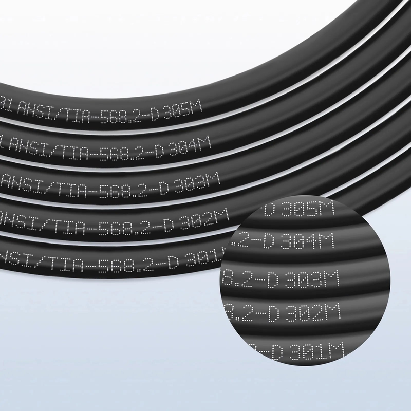 SFPS Cat5e Ethernet Bulk Cable, 1000ft (305m), UL Listed, 24AWG Stranded Pure Bare Copper Wire, 350MHz, Unshielded (UTP), PVC CM, with Reel (Black) SFPS