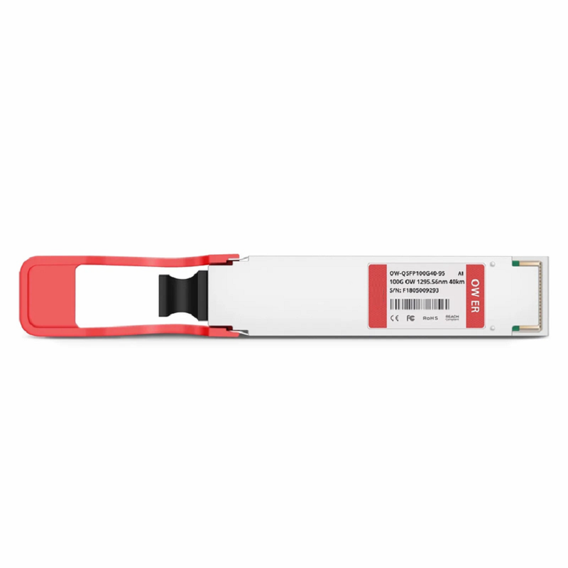 SFPS Cisco Compatible QSFP28 100G OWDM 1306.85nm 40km DOM Duplex LC/UPC SMF Optical Transceiver Module for Transmission SFPS