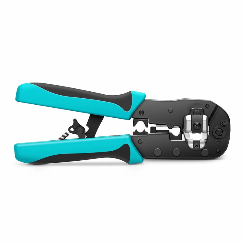 SFPS Pro'sKitA® All-in-one Modular Tool, Wire Stripper Cutter Crimper for Cat5/5e Cat6/6a Cat7 Modular Plugs with Dovetail Clip SFPS