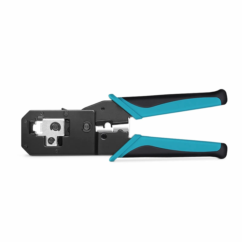 SFPS Pro'sKitA® All-in-one Modular Tool, Wire Stripper Cutter Crimper for 6P/8P Modular Plugs with Safety Baffle SFPS