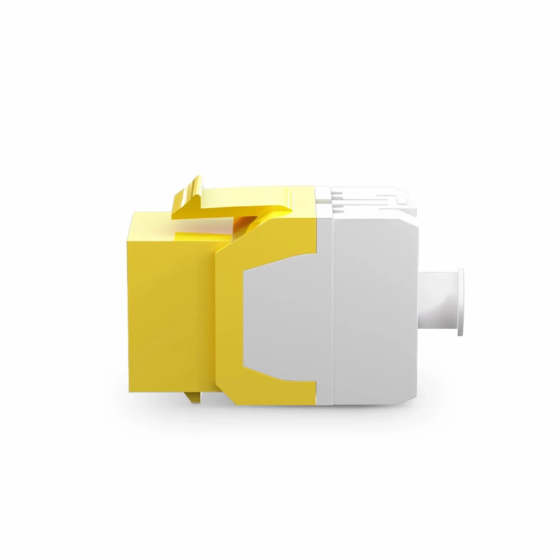 SFPS Cat6 RJ45 (8P8C) Unshielded Punch Down Keystone Jack Module, Yellow (10 pcs/Pack) SFPS