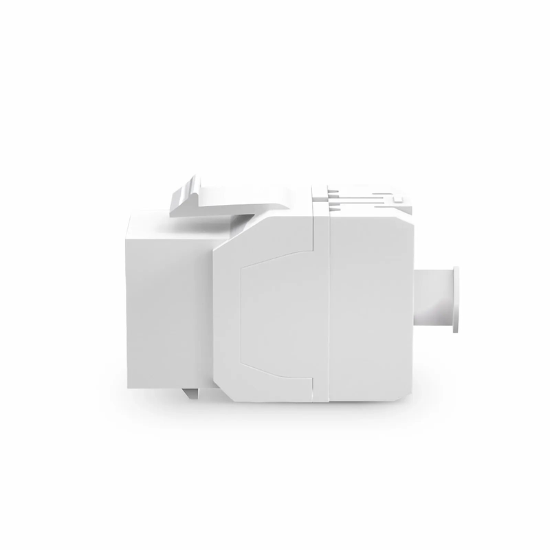SFPS Cat6 RJ45 (8P8C) Unshielded Punch Down Keystone Jack Module, White (10 pcs/Pack) SFPS