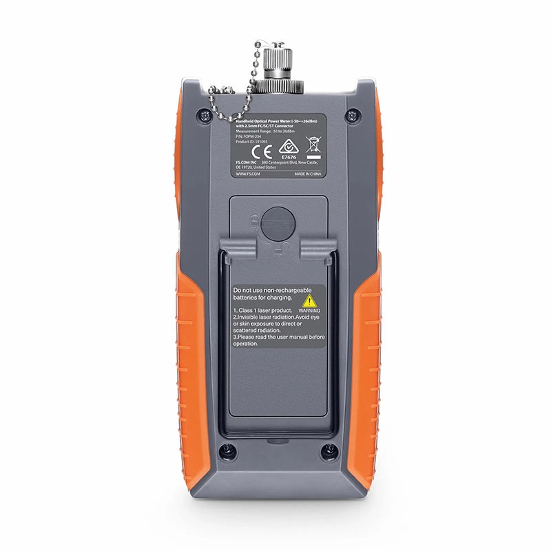 SFPS FOPM-204 Handheld Optical Power Meter (-50~+26dBm) with 2.5mm FC/SC/ST Connector SFPS