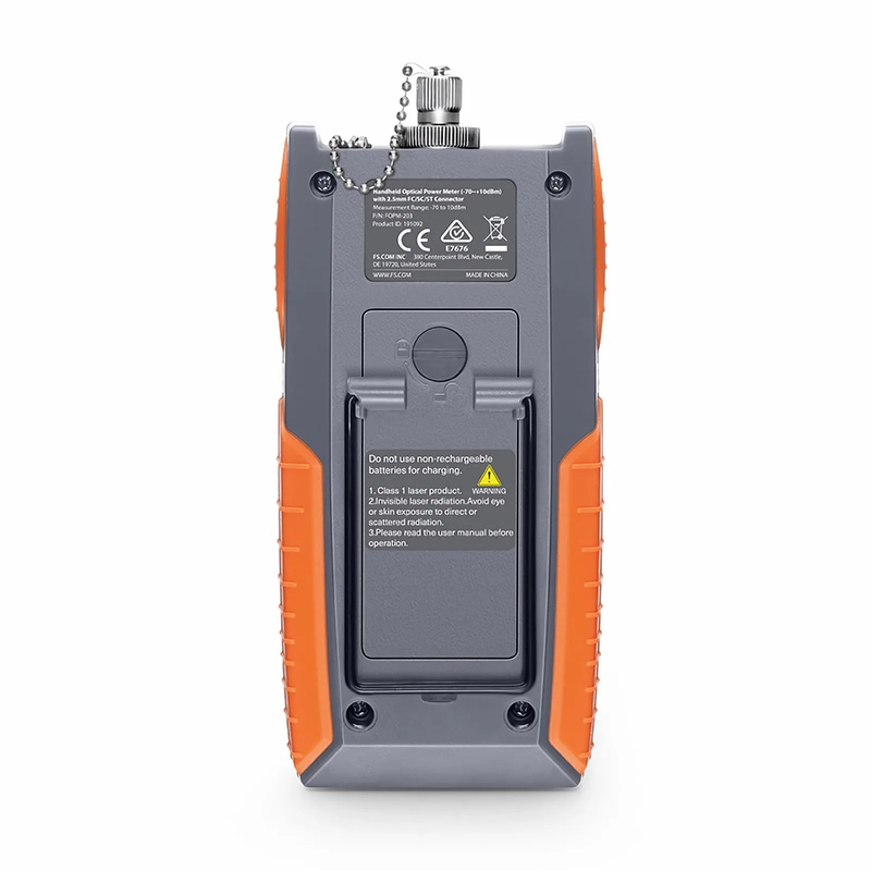 SFPS FOPM-203 Handheld Optical Power Meter (-70~+10dBm) with 2.5mm FC/SC/ST Connector SFPS