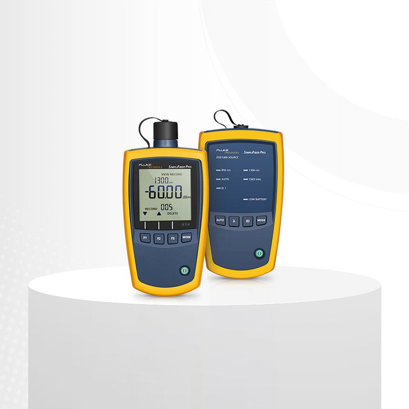 SFPS Fluke Networks SFPOWERMETER SimpliFiberA® Pro Handheld Optical Power Meter with 2.5mm SC/FC/ST Connector SFPS