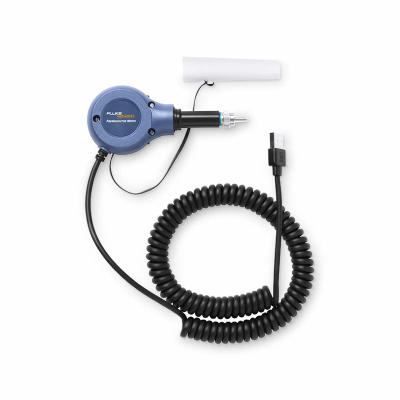 SFPS Fluke Networks FI-500 FiberInspectorA Micro Fiber Inspection Scope Camera with LC/SC and 1.25mm/2.50mm Connector SFPS