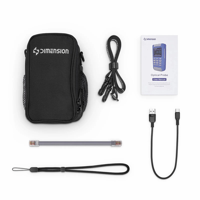 SFPS OP-01 Handheld Optical Multimeter Built-in 1mW Visual Fault Locator with RJ45 Cable Sequence Test Function SFPS