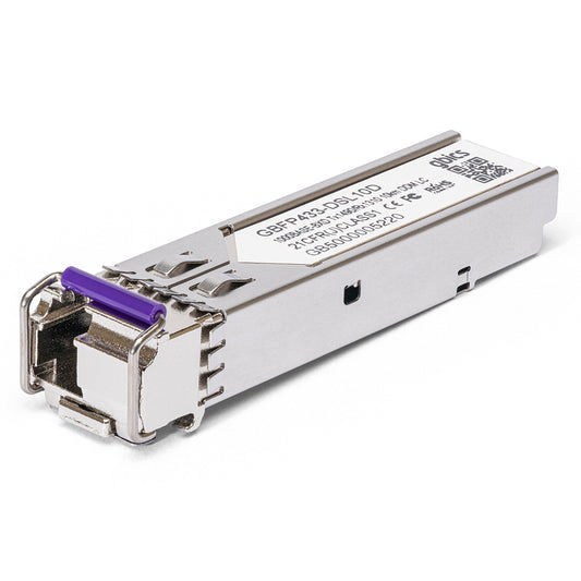 1000BASE-BX-D - Codable 1000BASE-BX-D BiDi SFP 1490nm-1310nm 10km DOM Transceiver Module GBICS STORE