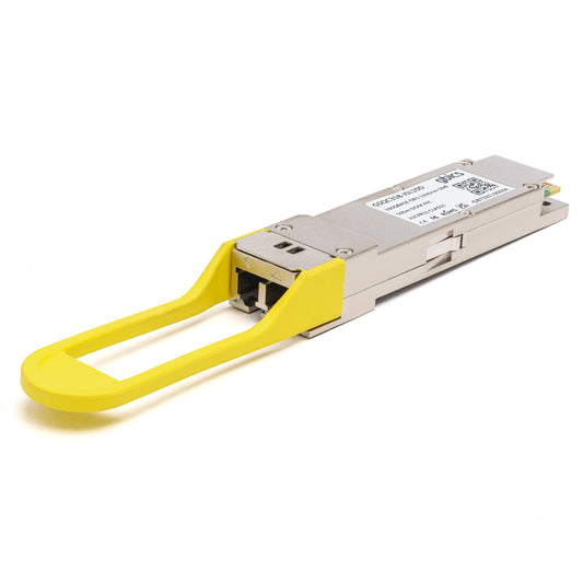 100GBASE-DR-S Codable QSFP28 Single Lambda 1310nm 500m DOM Duplex LC SMF Optical Transceiver Module GBICS STORE