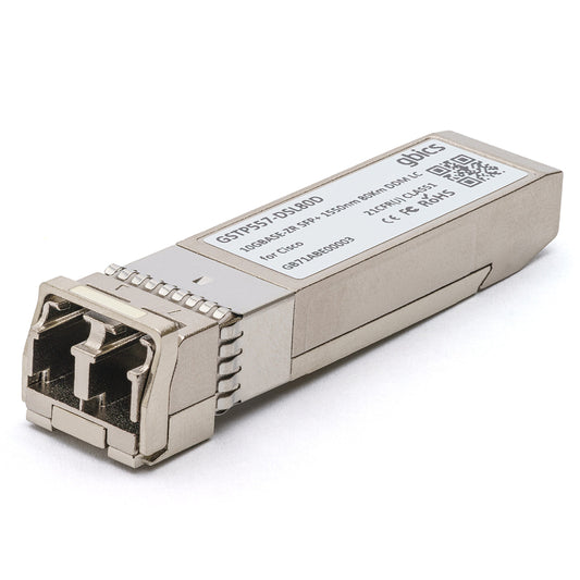 10GBASE-ZR - Codable 10GBASE-ZR SFP+ 1550nm 80km DOM Transceiver Module GBICS STORE