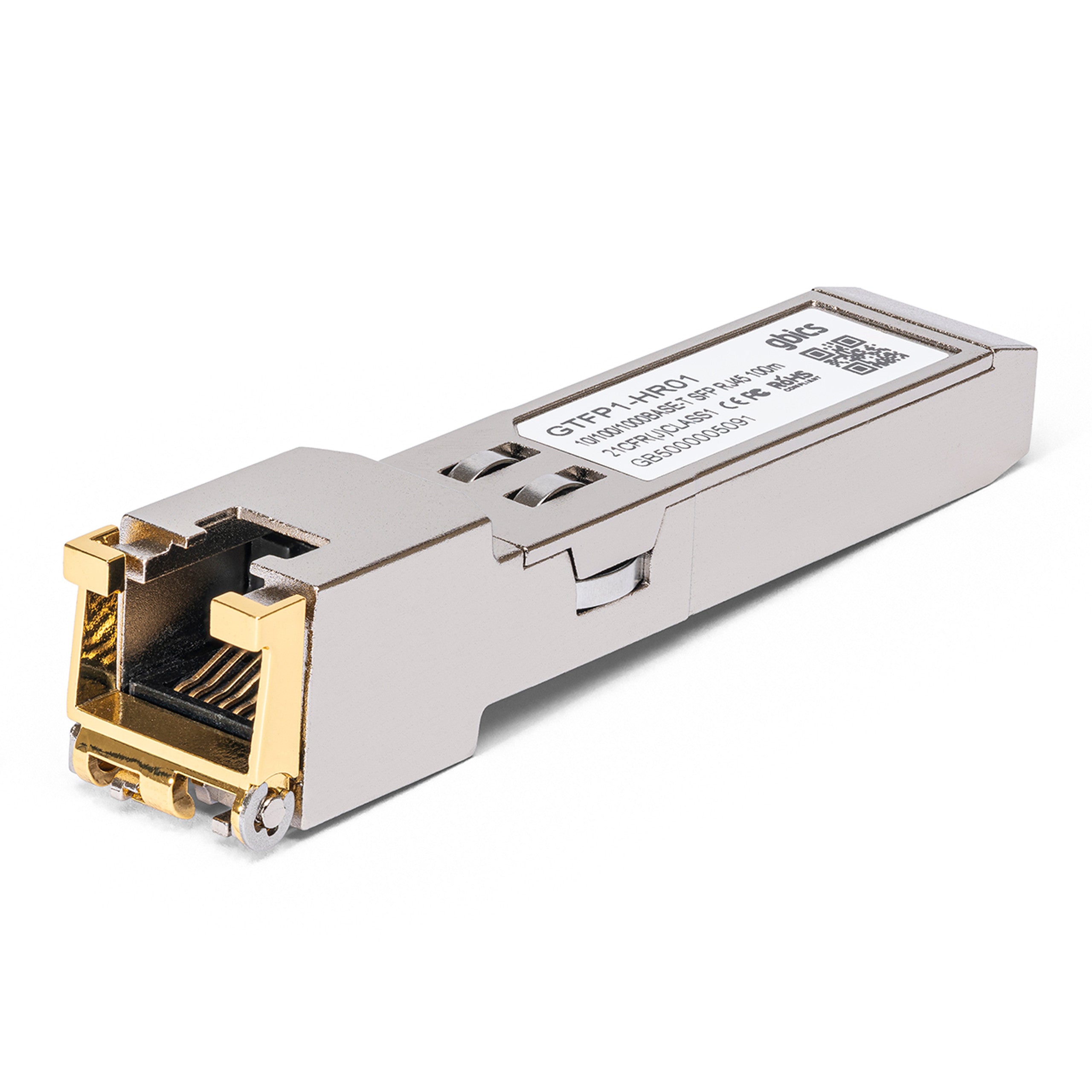 01-SSC-9791 - SonicWalll Compatible 10/100/1000BASE-T SFP Copper RJ-45 100m Transceiver Module GBICS STORE
