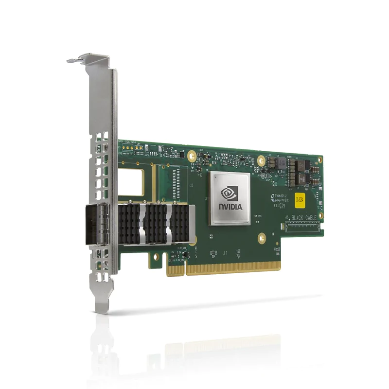 NVIDIA/Mellanox MCX653105A-ECAT-SP ConnectX®-6 InfiniBand Adapter Card, HDR100/EDR/100G, Single-Port QSFP56, PCIe3.0/4.0 x16, tall bracket SFPS