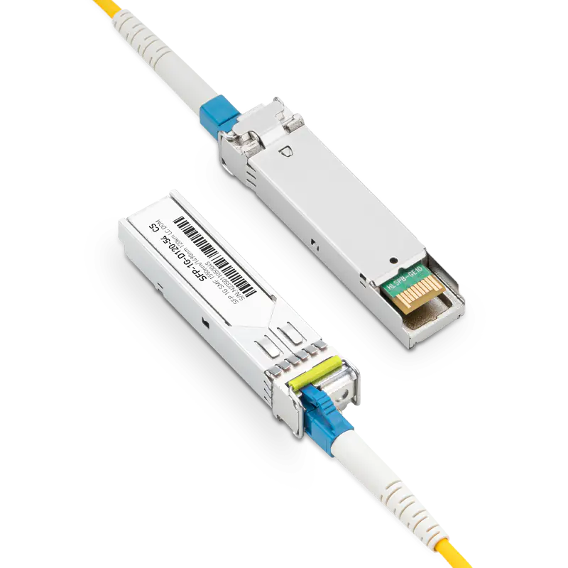 H3C SFP-GE-120-SM1550-A Compatible 1GBASE-D120-54 SFP TX-1550nm/RX-1490nm 120km DOM Simplex LC Transceiver Module for SMF SFPS