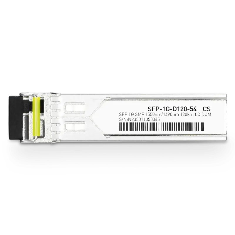 HW LE2MGSC120ED0 Compatible 1GBASE-D120-54 SFP TX-1550nm/RX-1490nm 120km DOM Simplex LC Transceiver Module for SMF SFPS