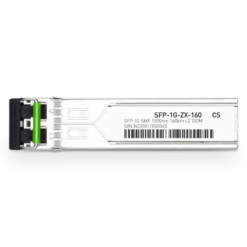 Arista SFP-1G-EZX-160 Compatible 1GBASE-ZX SFP 1550nm 160km DOM Duplex LC transceiver Module for SMF SFPS