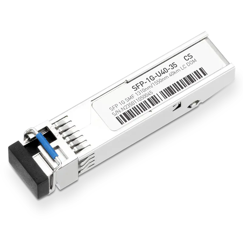 Cisco GLC-BX40-U Compatible 1000BASE-U40-35 SFP TX-1310nm/RX-1550nm 40km DOM Simplex LC Transceiver Module for SMF SFPS