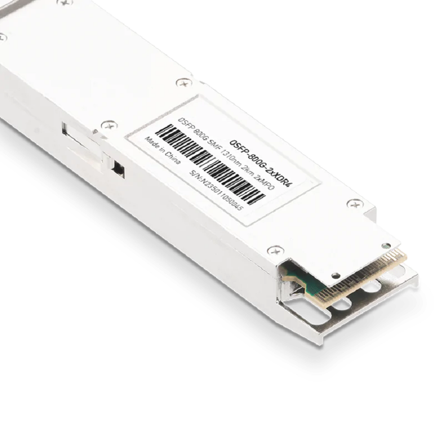 Generic Compatible 800G OSFP 2xXDR4 1310nm 2km PAM4 DDM Dual MPO/MTP-12 SMF Optical Transceiver Module SFPS