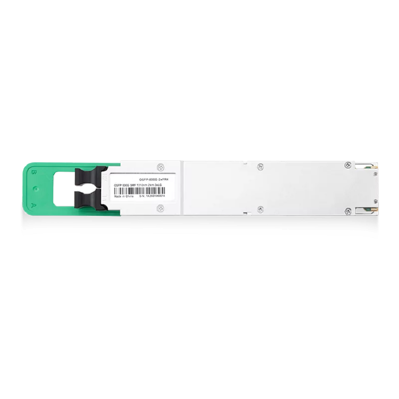 NVIDIA/Mellanox MMS4X50-NM Compatible 800G 2xFR4 OSFP PAM4 1310nm 2km DOM Two LC Duplex InfiniBand NDR Transceiver Module for SMF (Finned Top) SFPS