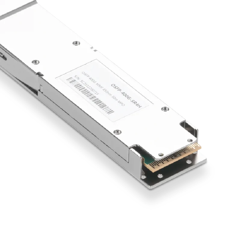 Generic Compatible Coherent VCSEL & Broadcom DSP 400GBASE-SR4 OSFP PAM4 850nm 100m MTP/MPO-12 APC MMF Optical Transceiver Module SFPS