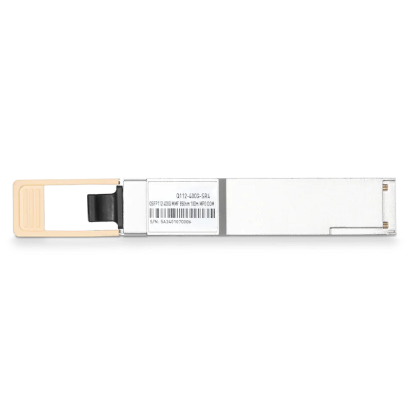 Arista Compatible Coherent VCSEL & Broadcom DSP 400GBASE-SR4 QSFP112 PAM4 850nm 100m MTP/MPO-12 APC MMF Optical Transceiver Module SFPS