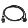 2.5m (8.2ft) CEE7-VII to C19 1.5mm² 16A/250V Power Extension Cord, Black SFPS