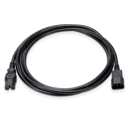 2.5m (8.2ft) C14 to C15 16AWG 13A/250V Power Extension Cord, Black, Compatible with Q3200-RA / Q3400-RA XDR InfiniBand Switches and Other Data Center Servers SFPS