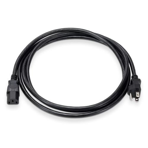 2.5m (8.2ft) NEMA 5-15P to C13 16AWG 13A/125V Power Extension Cord, Black SFPS