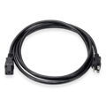 2.5m (8.2ft) NEMA 5-15P to C13 16AWG 13A/125V Power Extension Cord, Black SFPS