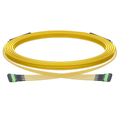 30m (98ft) Pre-terminated MPO trunk cable, 48 Fibers, 4 x MPO-12 APC (Male) to 4 x MPO-12 APC (Male) Single Mode (OS2) Type B, LSZH（OFNR）, 0.35dB Max, Yellow, breakout 80cm SFPS