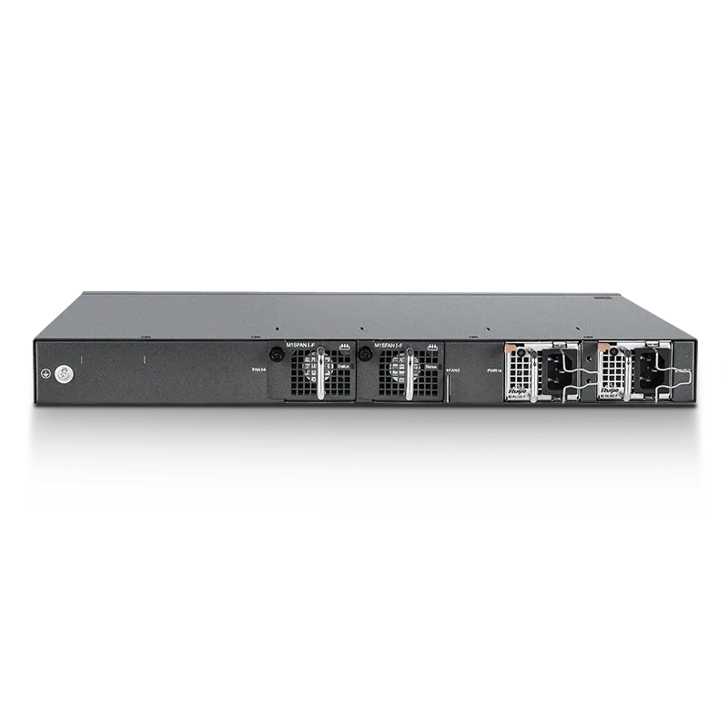 24-Port Ethernet L3 Switch, 20×10Gb SFP+, with 4×25Gb SFP28 and 2×40Gb QSFP+, Broadcom Chip, for DCN/Enterprise Network SFPS