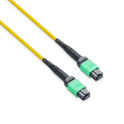 8m (26ft) MPO-16 APC (Female) to MPO-16 APC (Female) 16 Fibers Single-mode (OS2) Jumper, Type B, LSZH, 3.0mm, Max IL ÃƒÂ¢Ã¢â‚¬Â°Ã‚Â¤ 0.35dB, Yellow SFPS