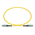 0.5m (1.6ft) MMC Jumper, MMC-16 APC (Male) to MMC-16 APC (Male), 16 Fibers, Single Mode (OS2), Trunk Polarity, OFNP, 2.5mm, Max IL ≤ 0.35dB, Yellow SFPS
