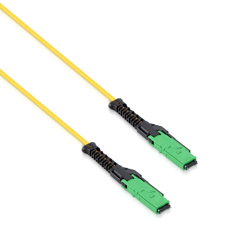 0.5m (1.6ft) MMC Jumper, MMC-16 APC (Male) to MMC-16 APC (Male), 16 Fibers, Single Mode (OS2), Trunk Polarity, OFNP, 2.5mm, Max IL ≤ 0.35dB, Yellow SFPS