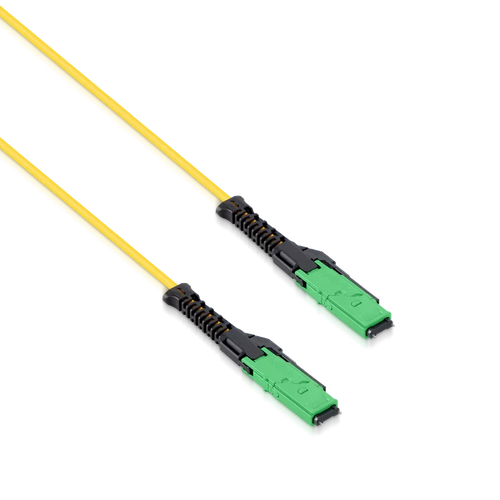 0.5m (1.6ft) MMC Jumper, MMC-16 APC (Male) to MMC-16 APC (Male), 16 Fibers, Single Mode (OS2), Trunk Polarity, OFNP, 2.5mm, Max IL ≤ 0.35dB, Yellow SFPS