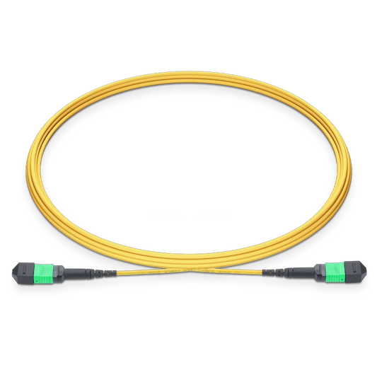 1m (3ft) MPO-16 APC (Female) to MPO-16 APC (Female) 16 Fibers Single-mode (OS2) Jumper, Type B, LSZH, 3.0mm, Max IL ÃƒÂ¢Ã¢â‚¬Â°Ã‚Â¤ 0.35dB, Yellow SFPS