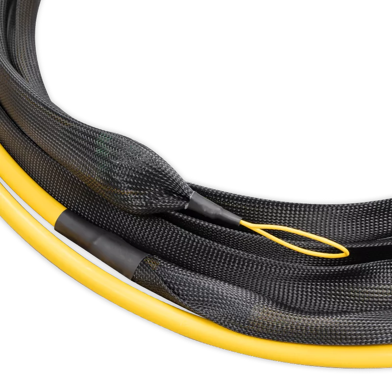 5m (16ft) Pre-terminated MPO 4x4 Shuffle Trunk Cable, 256 Fibers, 32xMPO-8 APC (Male) to 32xMPO-8 APC (Male), Single Mode (OS2), Type 4, OFNP, 0.35dB Max, Breakout 80cm, Yellow SFPS