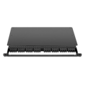 0.5U Rack Mount Enclosure Loaded with 32x8F MPO Adapter, Male to Male, 128 Fibers, OM4 Multimode, Type 4, 0.35dB Max. SFPS