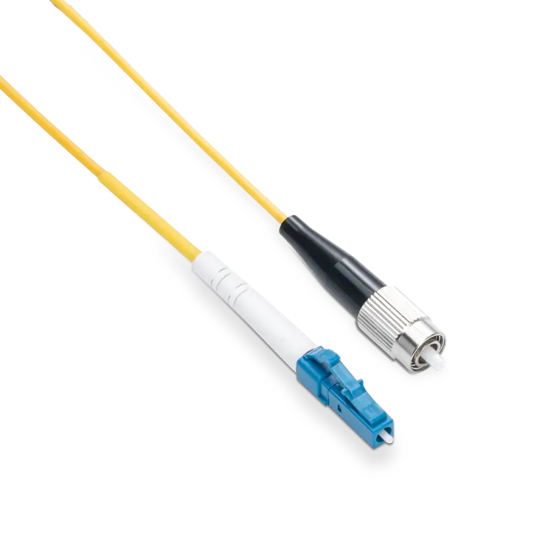 20m (66ft) LC UPC to FC UPC Simplex OS2 Single Mode LSZH 2.0mm Fiber Optic Patch Cable SFPS