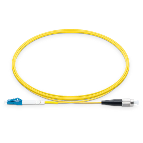 10m (33ft) LC UPC to FC UPC Simplex OS2 Single Mode LSZH 2.0mm Fiber Optic Patch Cable SFPS