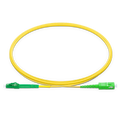 1m (3ft) LC APC to SC APC Simplex OS2 Single Mode LSZH 2.0mm Fiber Optic Patch Cable SFPS