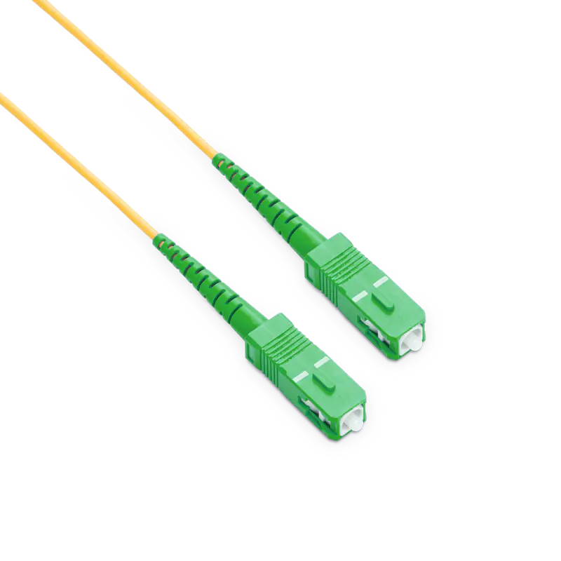 3m (10ft) SC APC to SC APC Simplex OS2 Single Mode LSZH 2.0mm Fiber Optic Patch Cable SFPS