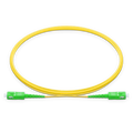 10m (33ft) SC APC to SC APC Simplex OS2 Single Mode LSZH 2.0mm Fiber Optic Patch Cable SFPS