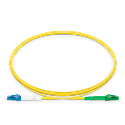 0.5m (1.6ft) LC UPC to LC APC Simplex OS2 Single Mode LSZH 2.0mm Fiber Optic Patch Cable SFPS