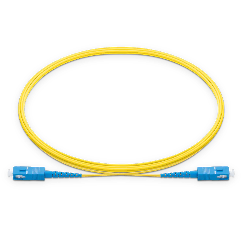 0.5m (1.6ft) SC UPC to SC UPC Simplex OS2 Single Mode LSZH 2.0mm Fiber Optic Patch Cable SFPS