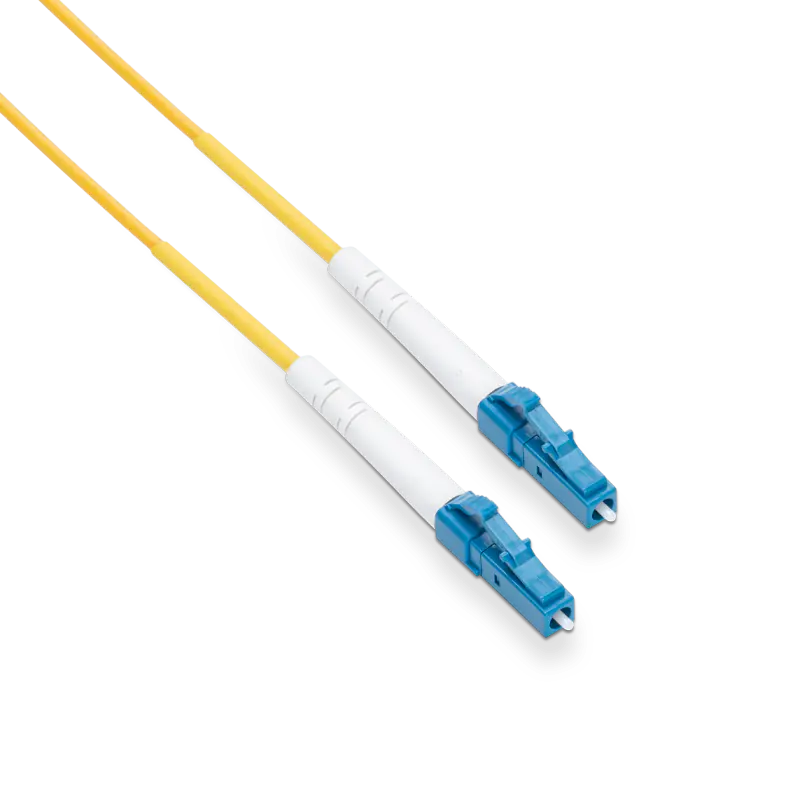 0.5m (1.6ft) LC UPC to LC UPC Simplex OS2 Single Mode LSZH 2.0mm Fiber Optic Patch Cable SFPS