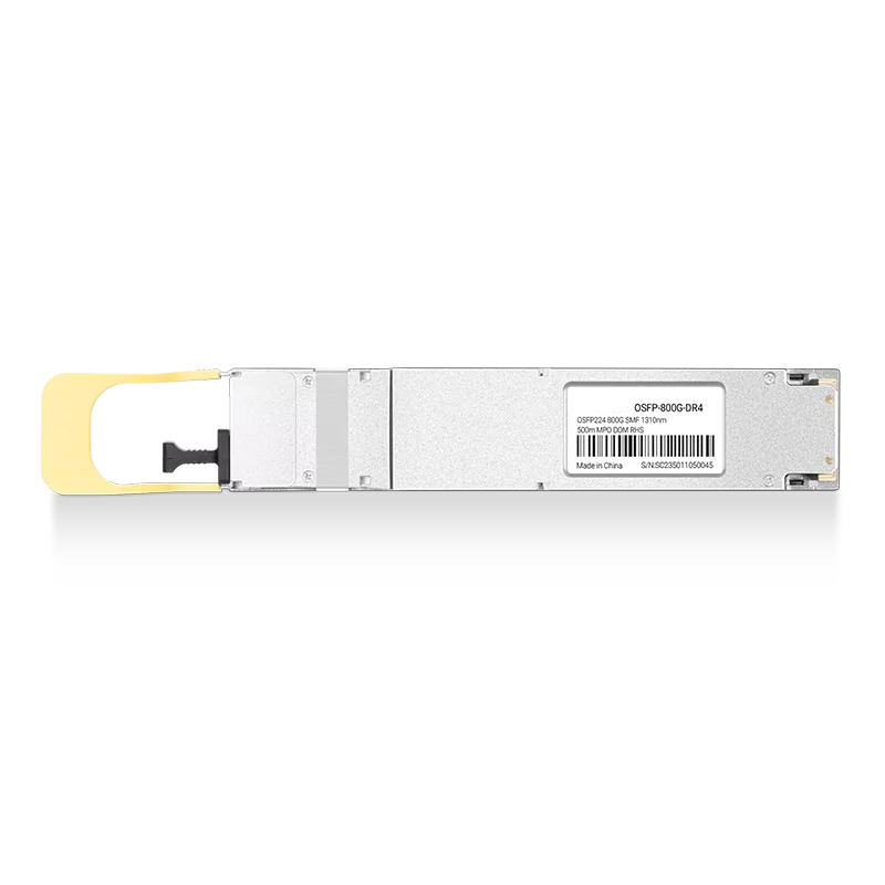 NVIDIA/Mellanox MMS4C11-XM800 (980-9IAY1-00XM00) Compatible 800G OSFP224 DR4 Broadcom 3nm DSP (Sian3 | BCM83628) 1310nm 500m RHS/Flat Top PAM4 DDM MPO/MTP-12 APC SMF Optical Transceiver Module SFPS
