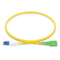 25m (82ft) LC UPC to SC APC Duplex OS2 Single Mode LSZH 2.0mm Fiber Optic Patch Cable SFPS