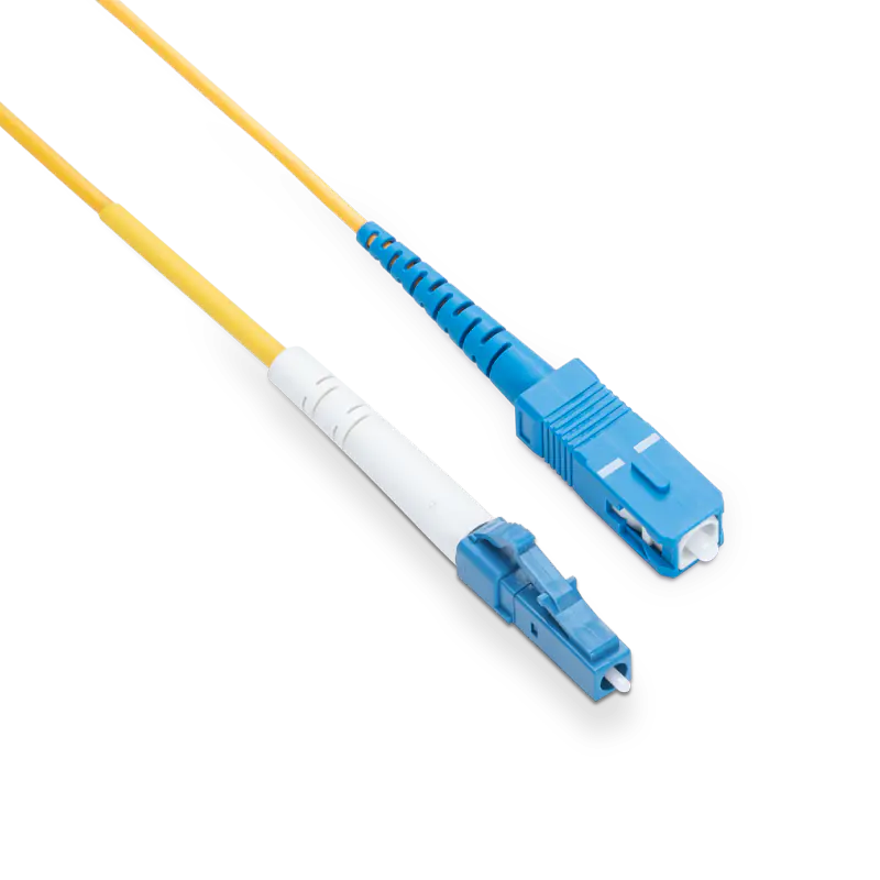 25m (82ft) LC UPC to SC UPC Simplex OS2 Single Mode LSZH 2.0mm Fiber Optic Patch Cable SFPS